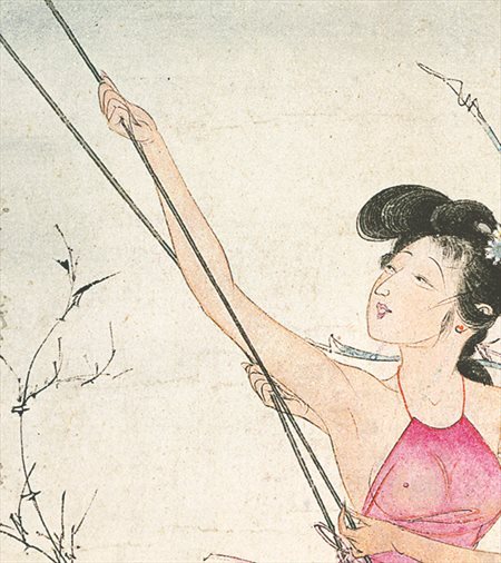 北塘-胡也佛的仕女画和最知名的金瓶梅秘戏图